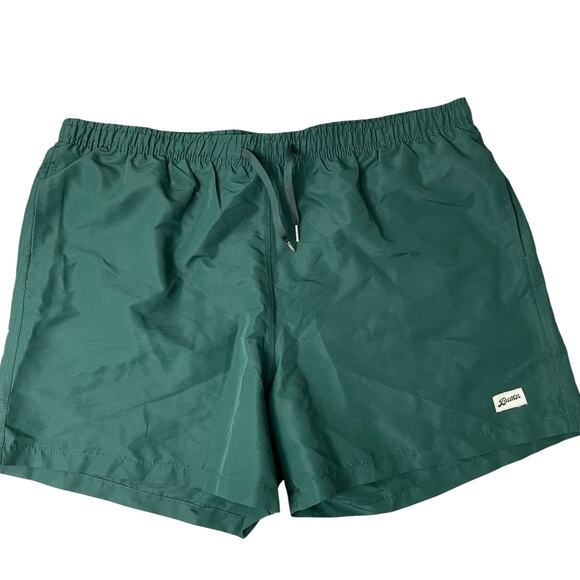 Bather Swim Trunks Mens 2XL Recycled Drawstring Swim Shorts Mesh Lined 5.5" - Picture 1 of 11